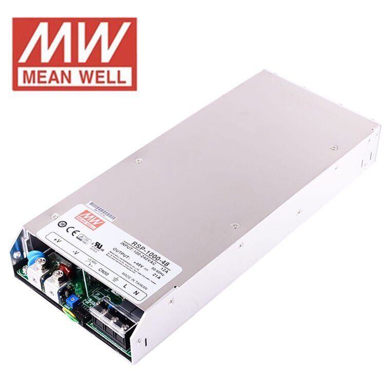 Meanwell RSP-1000-48 1000W Kapalı Tip Switching Güç Kaynağı 48VDC 21A