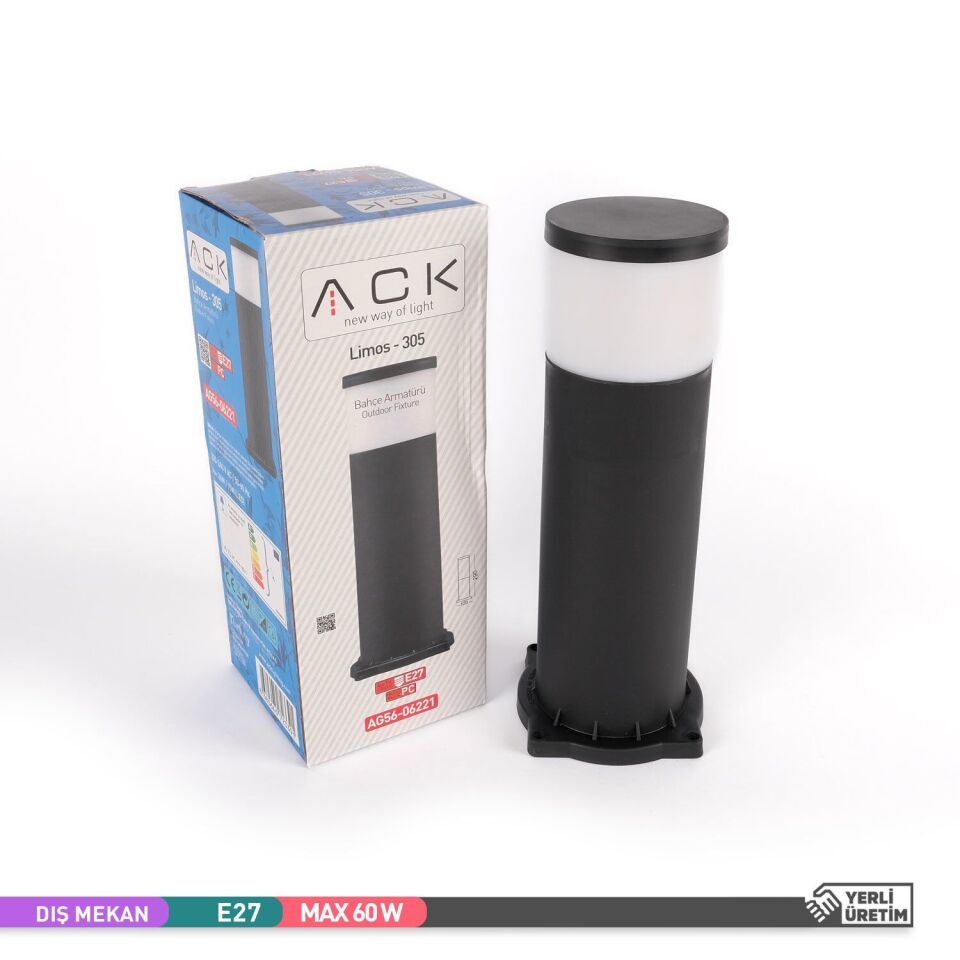ACK AG56-06221 30,5 cm x 12 cm Bahçe Direk Armatürü