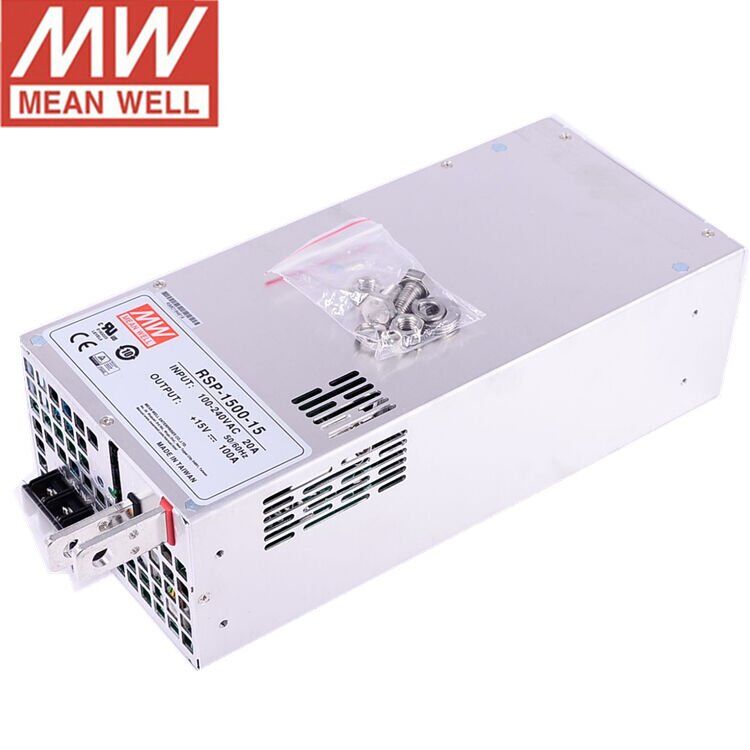 Meanwell RSP-1500-15 1500W Kapalı Tip Switching Güç Kaynağı 15VDC 100A