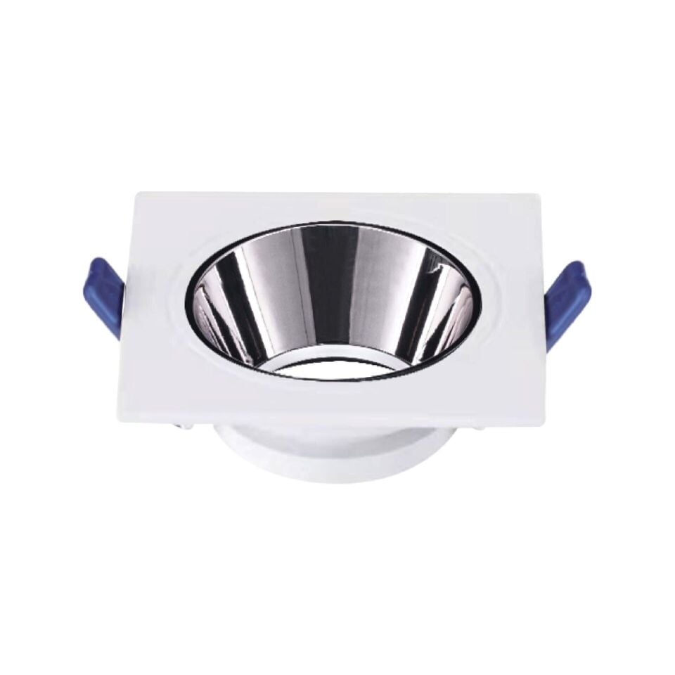 ACK AH03-08030 Beyaz Kare Sıva Altı Led Spot Kasası
