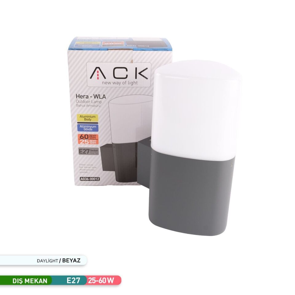 ACK AG36-00012 25 cm x 17 cm Bahçe Duvar Apliği