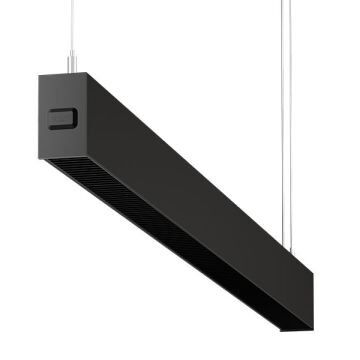 GOYA GY 8054-180 Siyah Kasa 51 Watt 180 cm Kamaşma Önleyicili Lineer Sarkıt Avize
