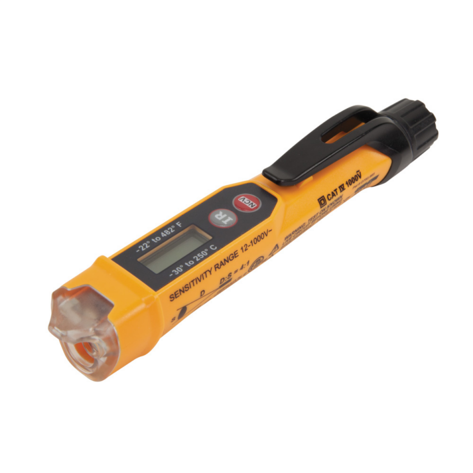 Klein Tools NCVT4IR Temassız Gerilim Test Cihazı ve Kızılötesi Termometre 1000V