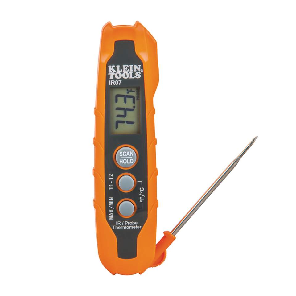 Klein Tools IR07 Çift Kızılötesi IR ve Gıda Uyumlu Prob Termometre