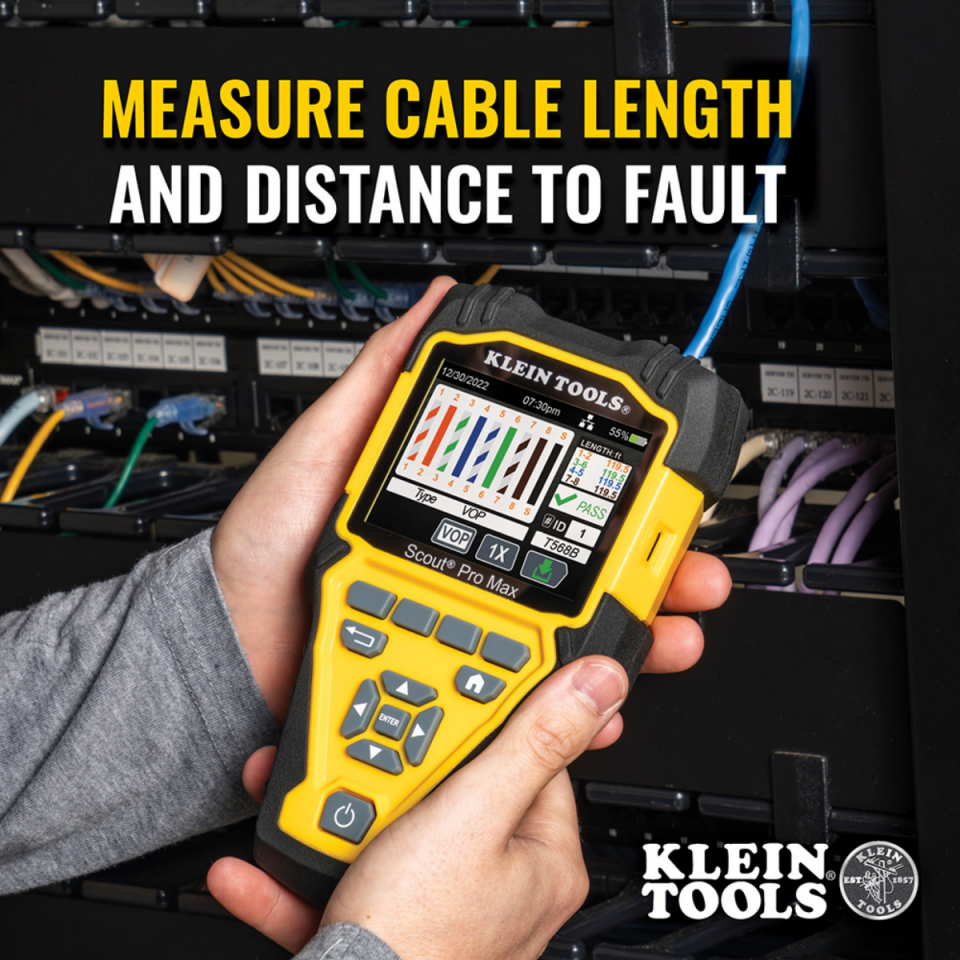 Klein Tools VDV501-770 Scout® Pro Max Ağ Kablosu Test Cihazı