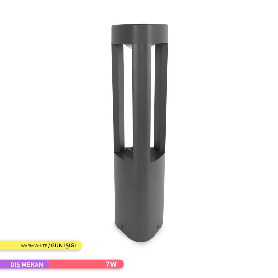 ACK AG43-02102 3000K 50 cm x 26 cm 12,5 cm 7W LED Bahçe Armatürü Dallas