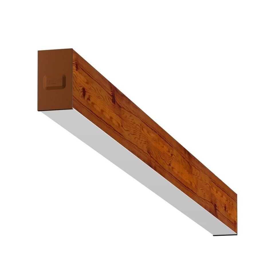 GOYA GY 8032-180-65-C 75 Watt 150 cm Ahşap (Koyu Ceviz) Desenli Sıva Üstü Lineer Armatür