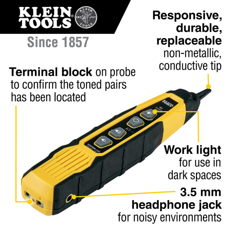 Klein Tools VDV500-223 Dijital Kablo Takip Cihazı