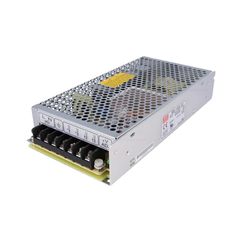 Meanwell RS-150-12 150W Kapalı Tip Switching Güç Kaynağı 12VDC 12.5A