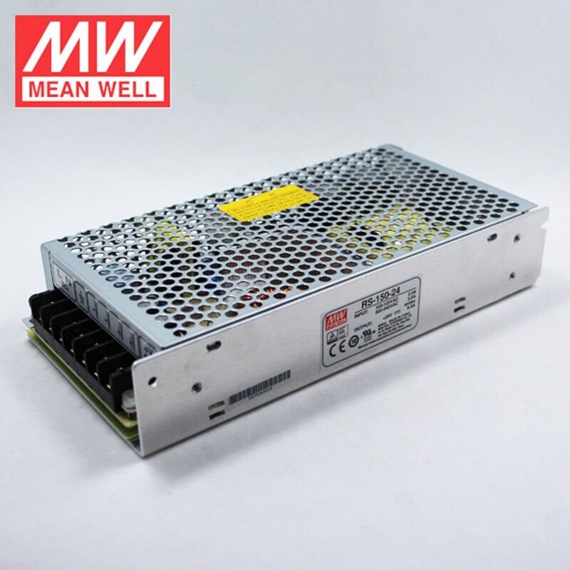 Meanwell RS-150-24 150W Kapalı Tip Switching Güç Kaynağı 24VDC 6.5A