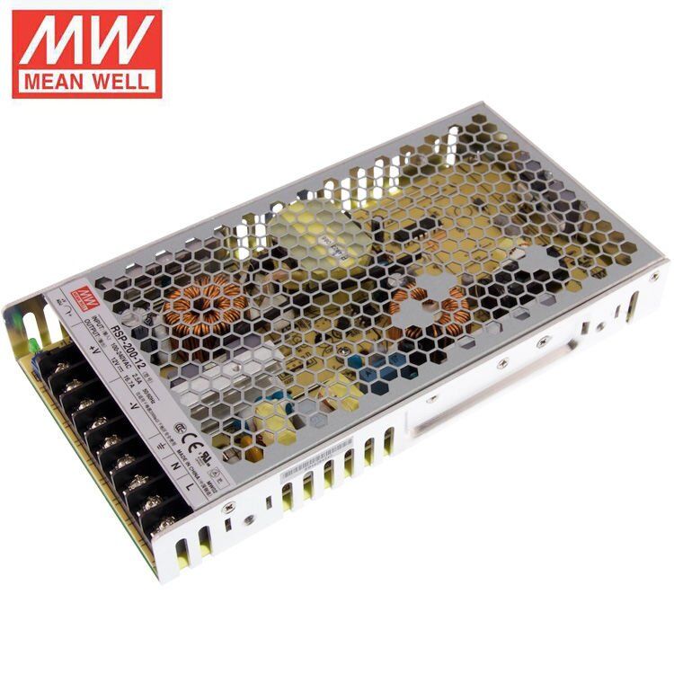 Meanwell RSP-200-12 200W Kapalı Tip Switching Güç Kaynağı 12VDC 16.7A