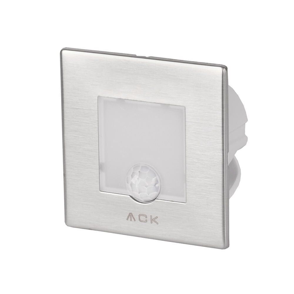 ACK AH07-00834 Sensörlü LED 0,84W 6500K 7,75 cm x 7,75 cm x 5,3 Merdiven-Duvar Armatürü