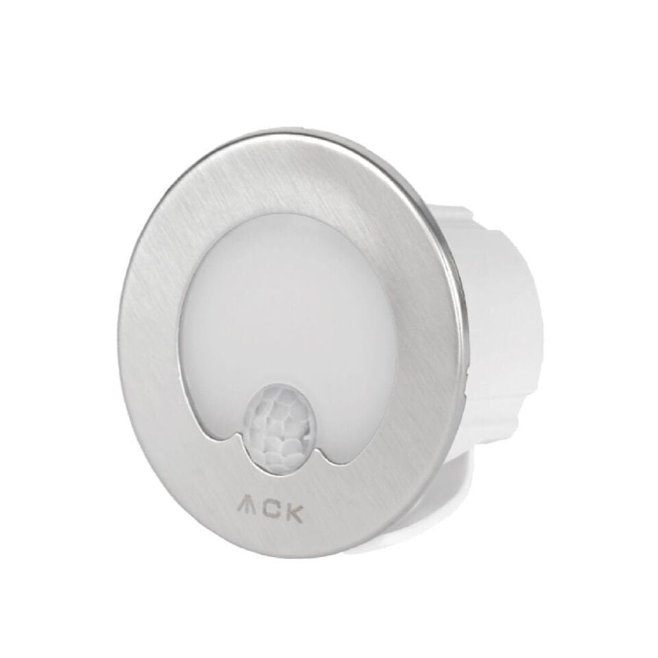 ACK AH07-00634 Sensörlü LED 1,5W 6500K 7,75 cm x 5,3 cm Merdiven-Duvar Armatürü