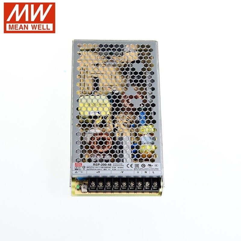 Meanwell RSP-200-48 200W Kapalı Tip Switching Güç Kaynağı 48VDC 4.2A