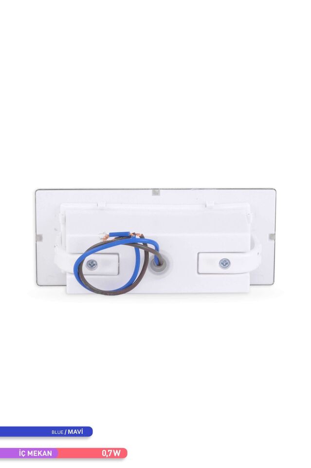 ACK AH07-01164 LED 1,5W Mavi Işık 12 cm x 5 cm x 5,37 cm Merdiven-Duvar Armatürü