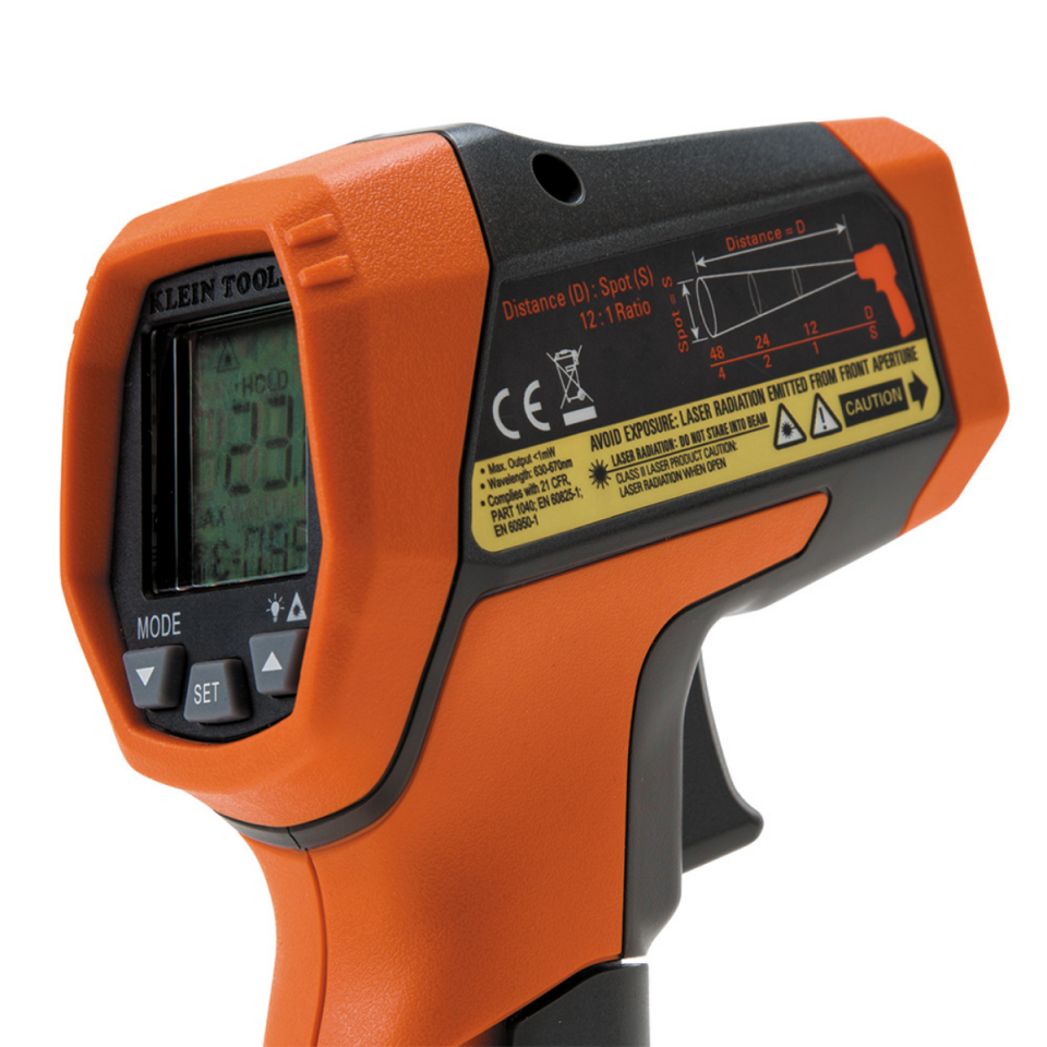 Klein Tools IR5 Çift Lazerli Kızılötesi Termometre -30°C ila 650°C