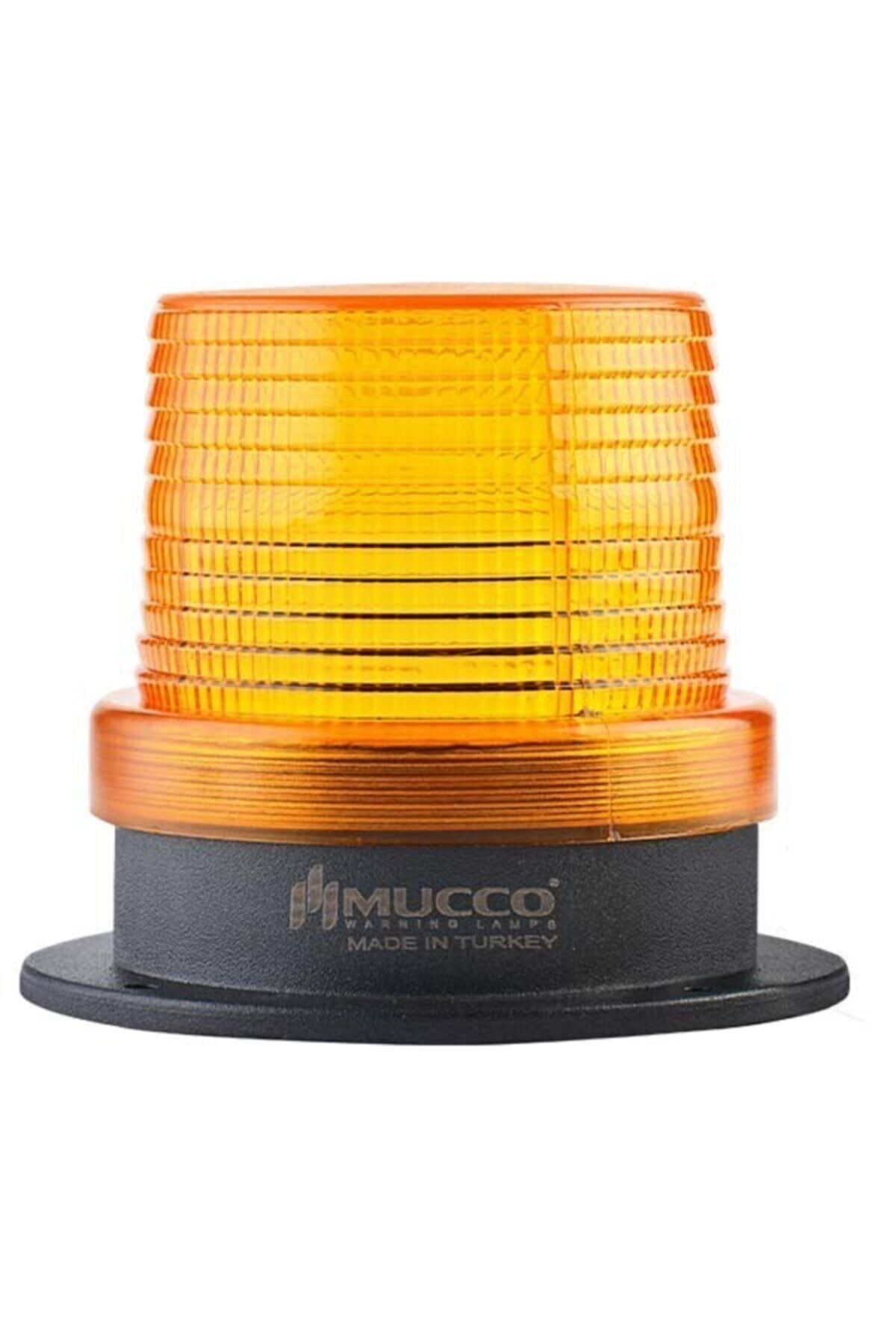 MUCCO SNT-920-B-3 90 Çap 5 Işık Modu 10 Melodili Smd Ledli Buzzerlı 85-250v Ac/dc Sarı Tepe Lambası