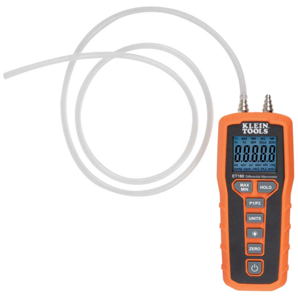 Klein Tools ET180 Dijital Diferansiyel Manometre