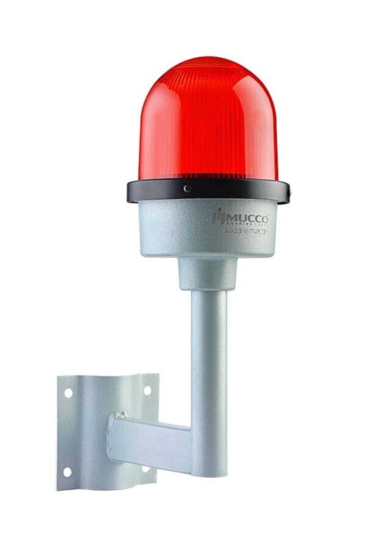 MUCCO SNT-U125-D1-12 Tek Kollu Uçak Ikaz Lambası Flaşör / Sabit Işık - Flaşör Işık - 12v/dc