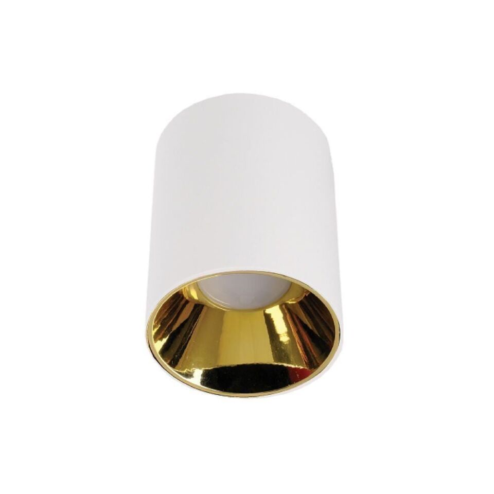 ACK AH03-08660 Gold Reflektör Sıva Üstü Beyaz Yuvarlak Led Spot