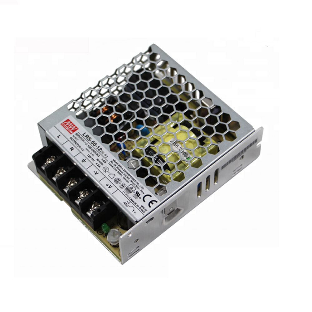 Meanwell LRS-50-12 50W Kapalı Tip Switching Güç Kaynağı 12VDC 4.2A