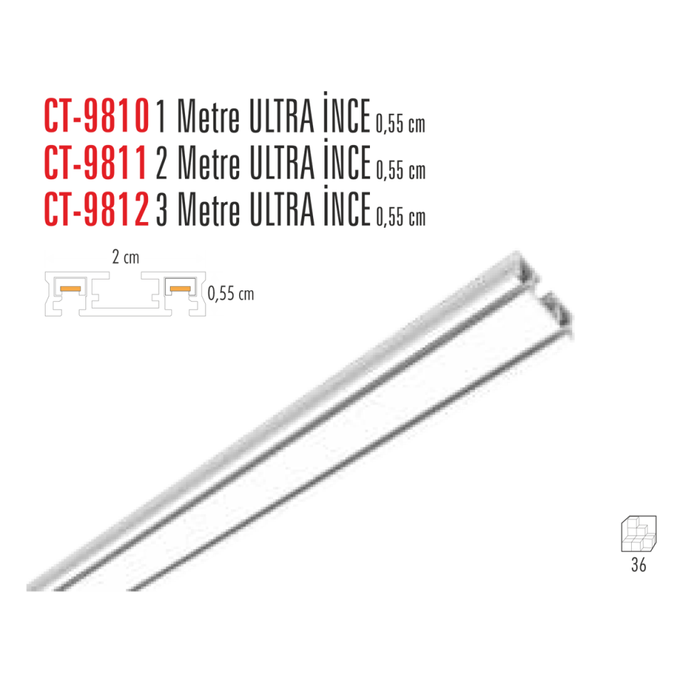 CATA CT-9811 Magnet Ray (2Metre) Beyaz