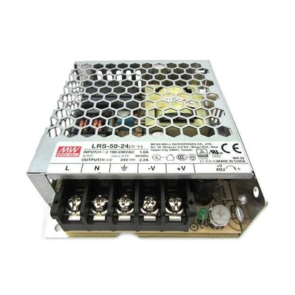 Meanwell LRS-50-24 50W Kapalı Tip Switching Güç Kaynağı 24VDC 2.2A