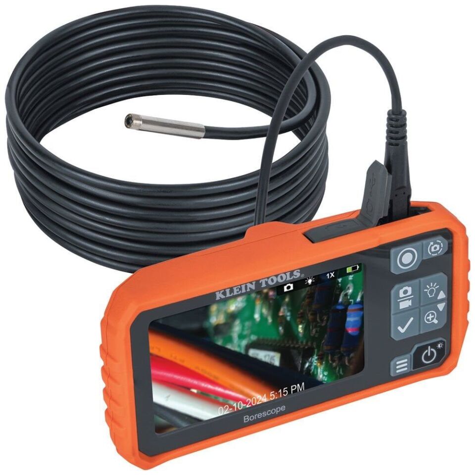 Klein Tools ET-17 Boroskop 4.3'' LCD Ekran 720p HD 5.5 mm Kamera