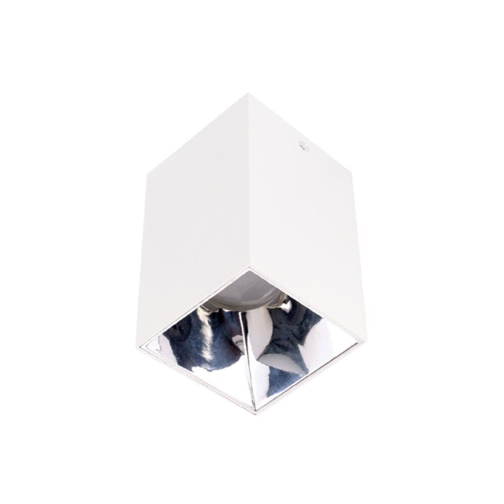 ACK AH03-07650 Platin Reflektör Sıva Üstü Beyaz Kare Led Spot