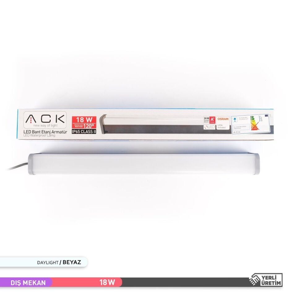 ACK AT03-00630 18W 6500K 61 cm Etanj Armatür