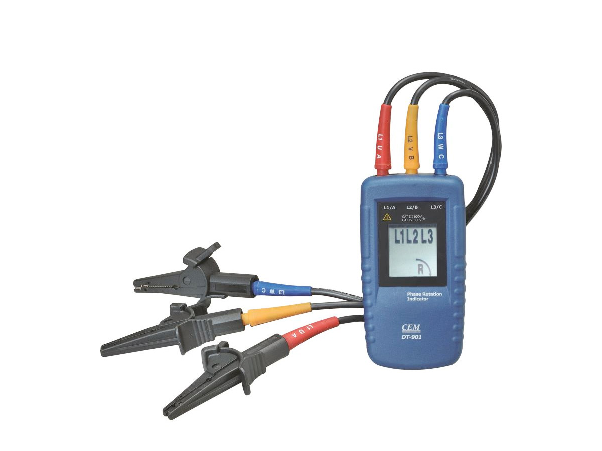 Cem DT-901 Faz Sırası Ölçüm Cihazı
