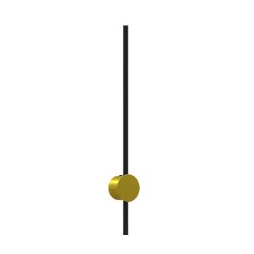 GOYA GY 4211 10 Watt Siyah-Gold Gövde LED Çubuk Aplik - Gün Işığı