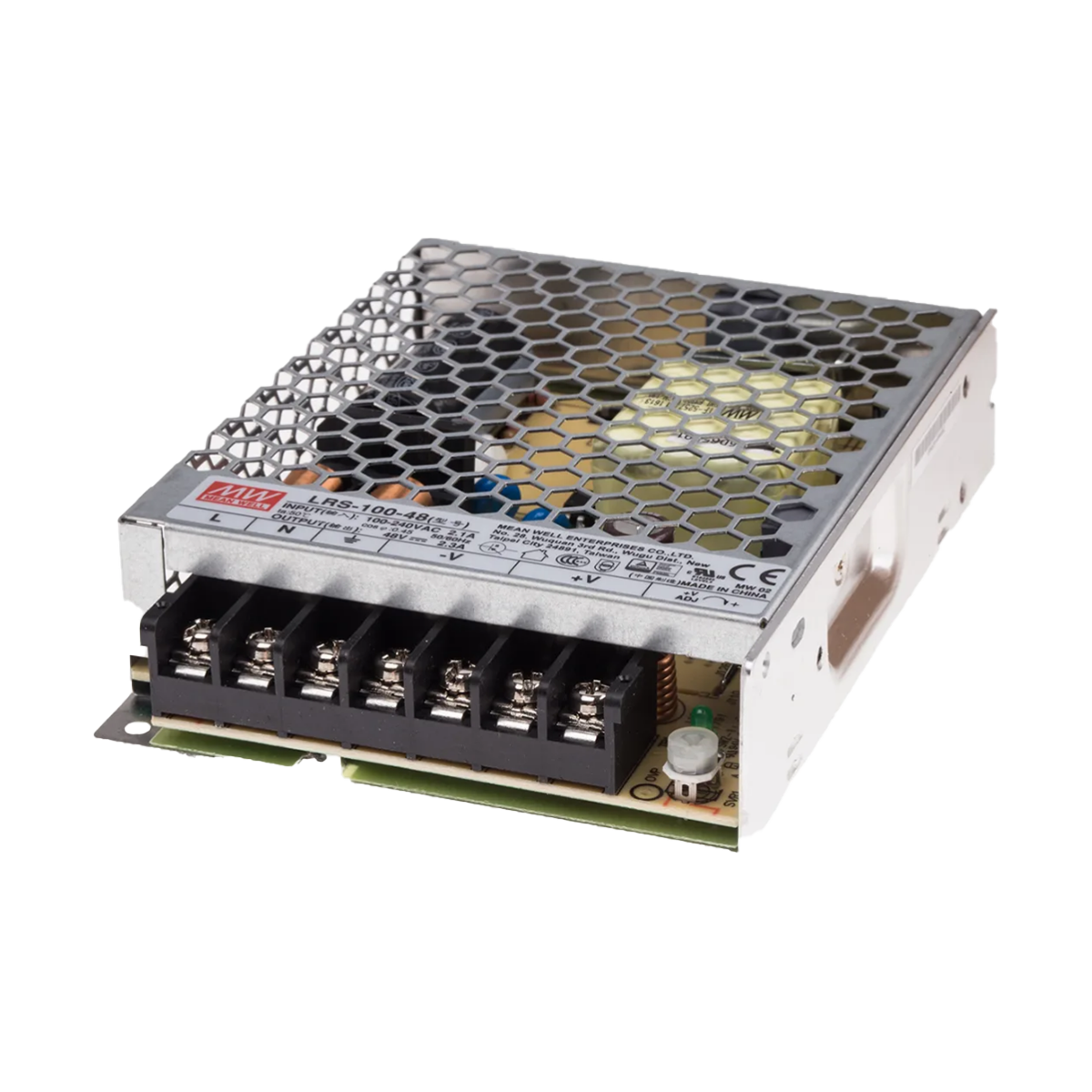 Meanwell LRS-100-48 100W Kapalı Tip Switching Güç Kaynağı 48VDC 2.3A