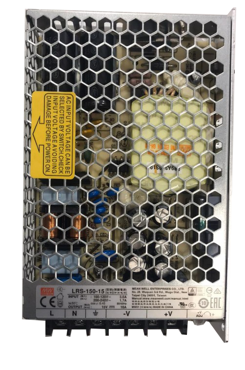Meanwell LRS-150-15 150W Kapalı Tip Switching Güç Kaynağı 15VDC 10A