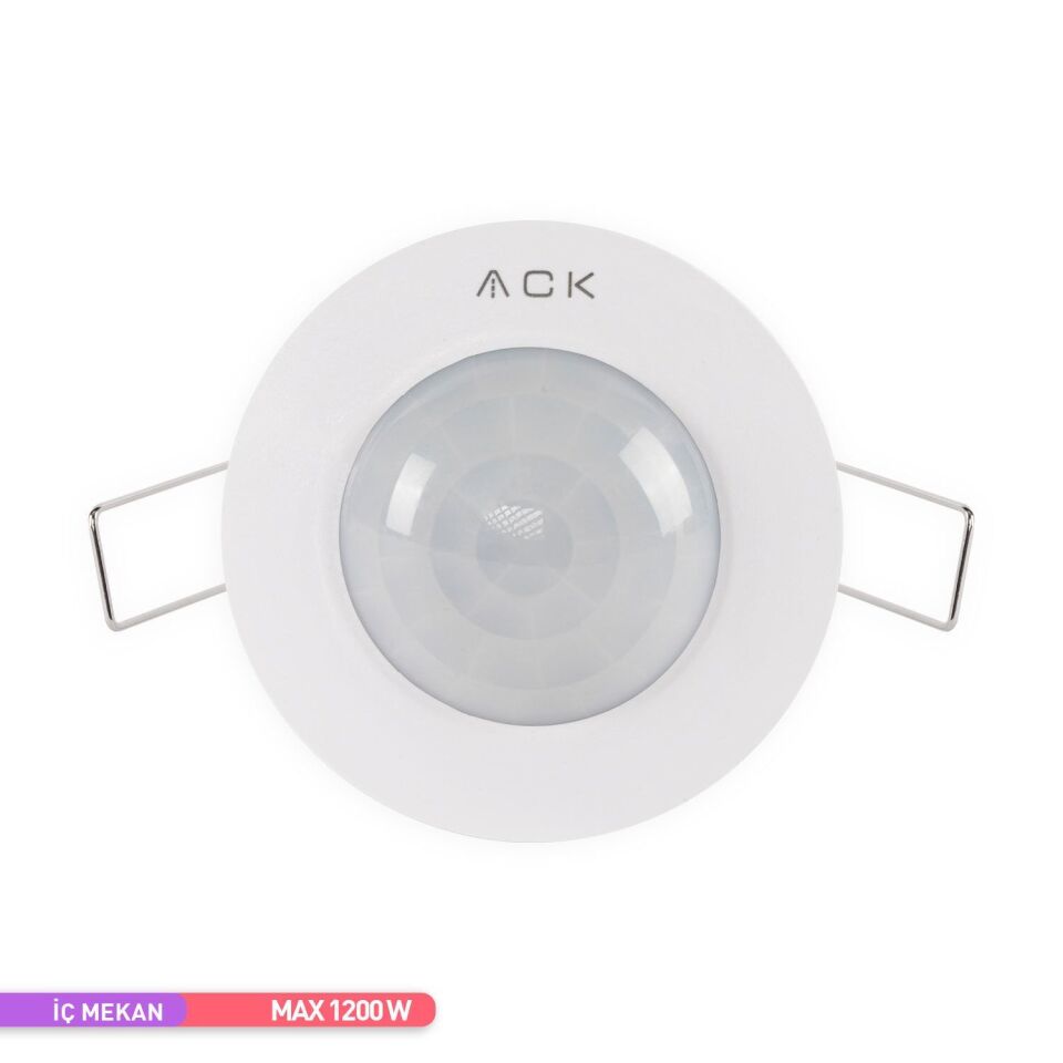 ACK AY31-01040 360° Sıva Altı Tavan Tipi Hareket Sensörü