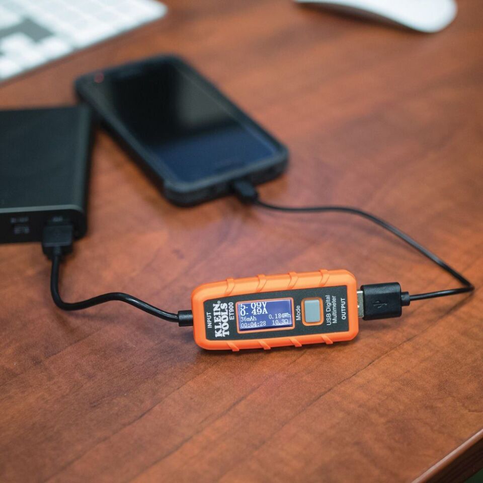 Klein Tools ET-900 USB Dijital Multimetre USB Type-A