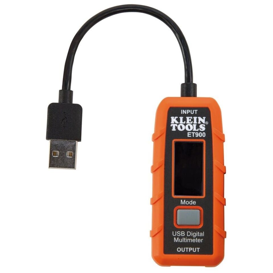 Klein Tools ET-900 USB Dijital Multimetre USB Type-A