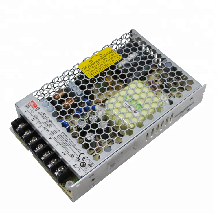 Meanwell LRS-150-24 150W Kapalı Tip Switching Güç Kaynağı 24VDC 6.5A