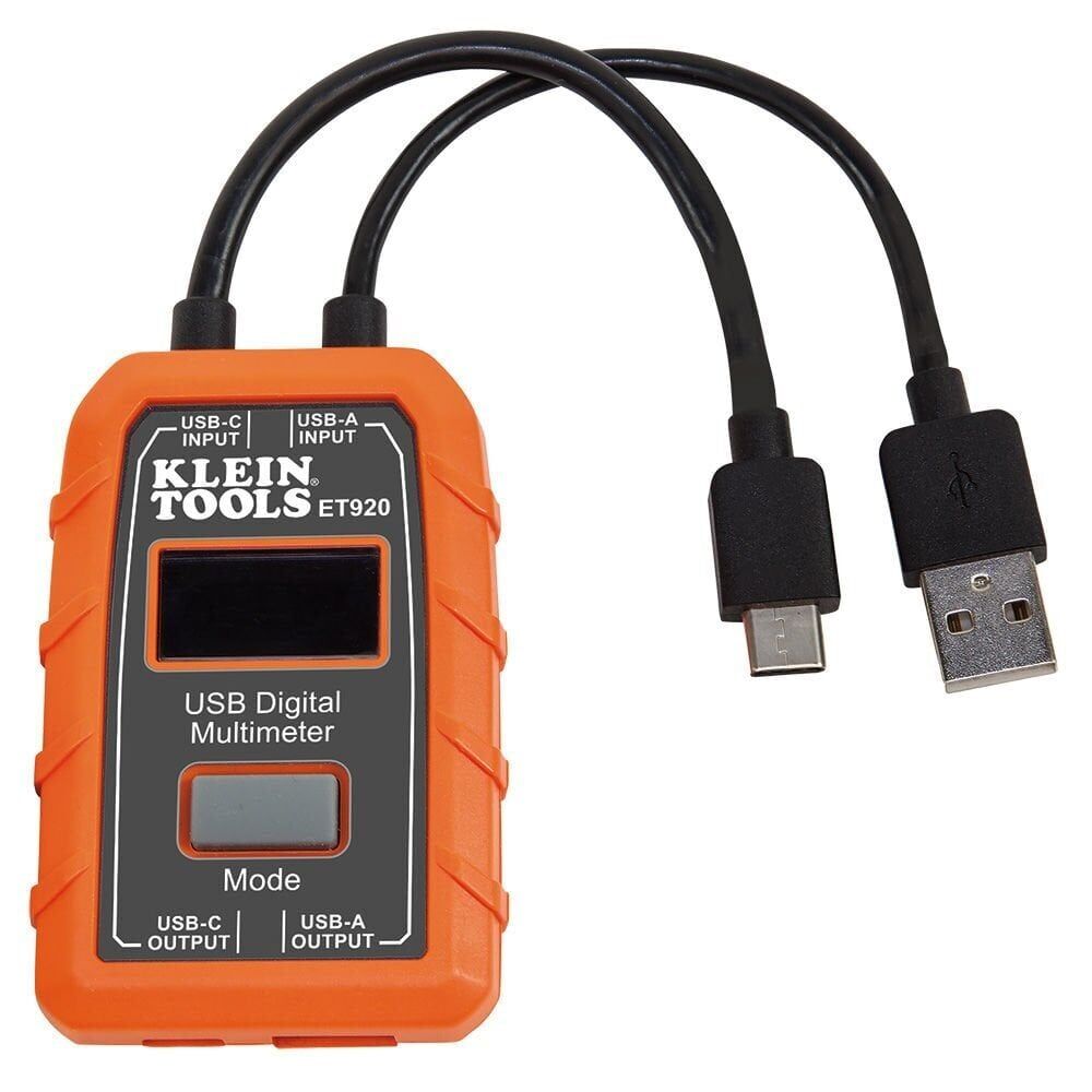 Klein Tools ET-920 USB Type A ve Type C Dijital Multimetre