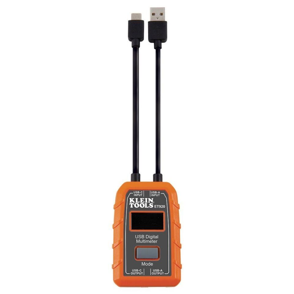 Klein Tools ET-920 USB Type A ve Type C Dijital Multimetre