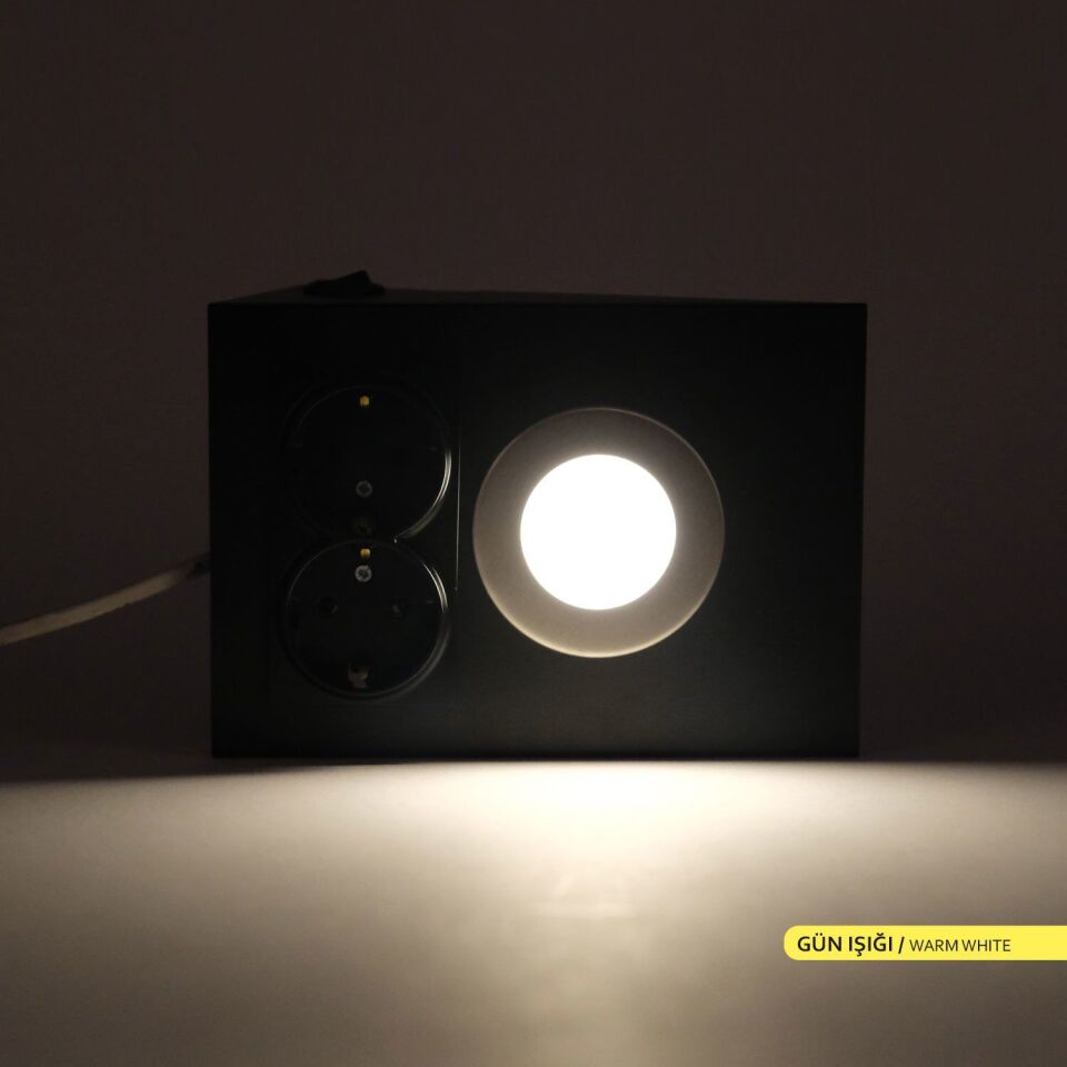 ACK AH11-00201 3000K 2.5W Çift Prizli Tezgah Altı Armatür