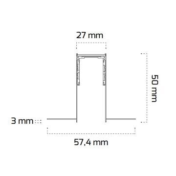 GOYA GY 2004-2 2 Metre Trimless Magnet Ray