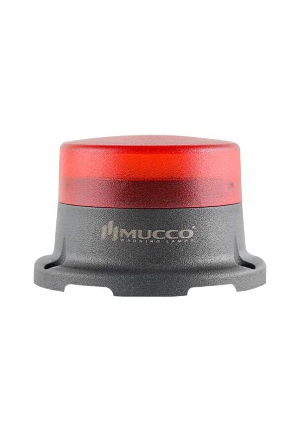 MUCCO SNT-M725-F-1 70 Çap Flaşör 40-250v Ac/dc Kırmızı Mini Tepe Lambası