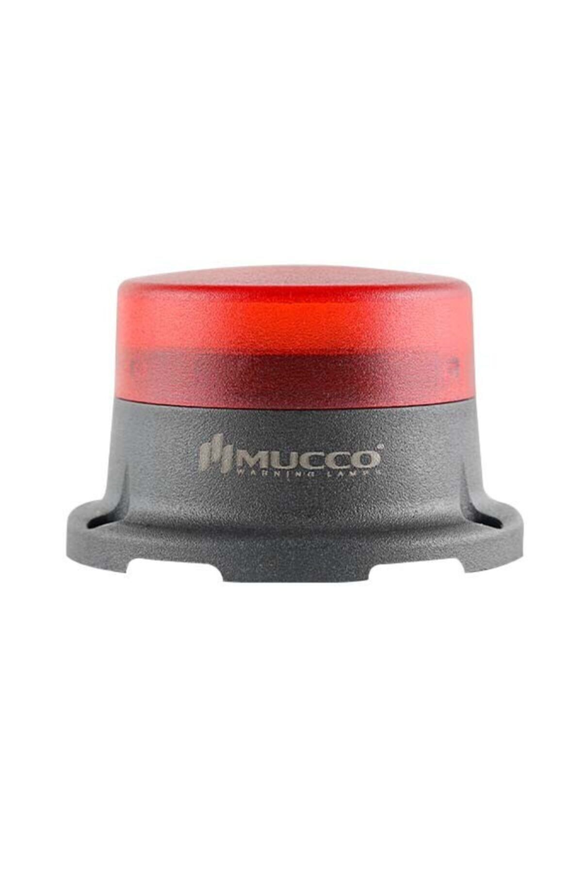MUCCO SNT-M715-F-1 70 Çap Flaşör 24v/dc Kırmızı Mini Tepe Lambası