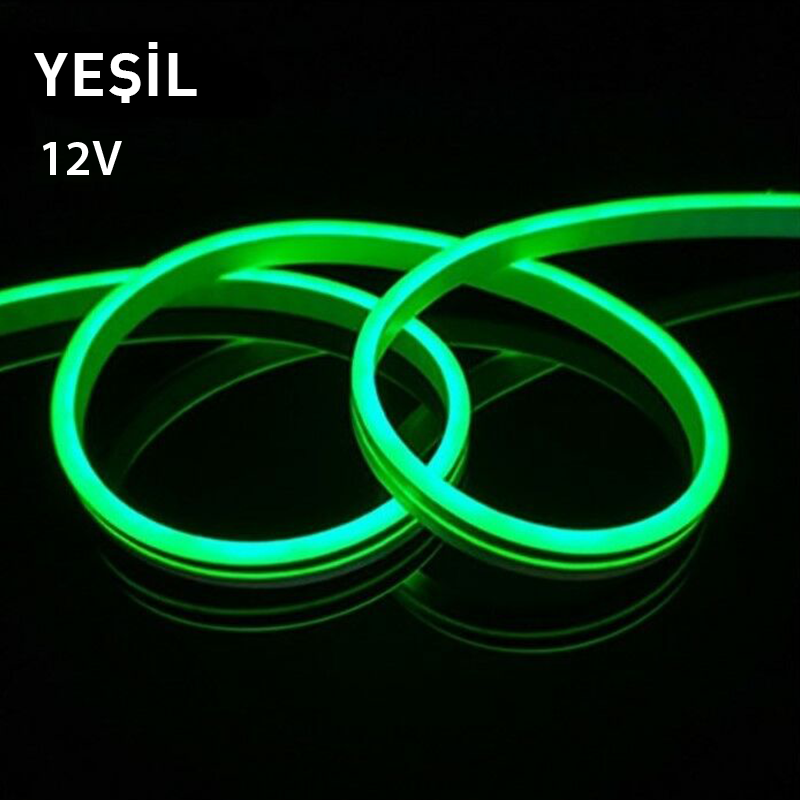 CATA CT-4555Y 12V Yeşil Neon Led 5 metre