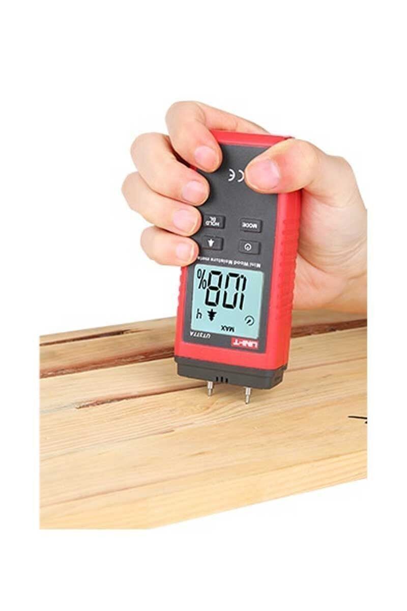 UNI-T UT377A Houtvochtmeter - 28 houttypen, Backlight, Min/Max & Hold UNI-T UT377A Houtvochtmeter - 28 houttypen, Backlight, Min/Max & Hold