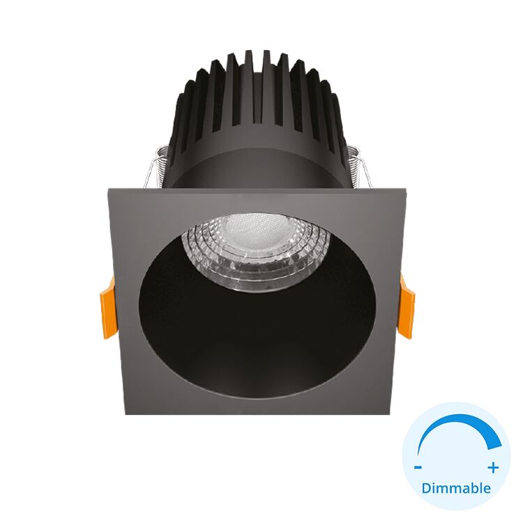 GOYA GY 1731-8 8 Watt Siyah Sıva Altı Kare Dimli LED Spot