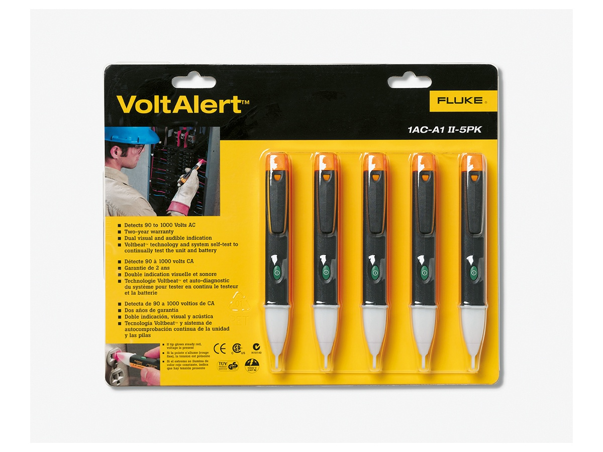 Fluke 1AC II E1 5li Paket VoltAlert™ Kontrol Kalemi