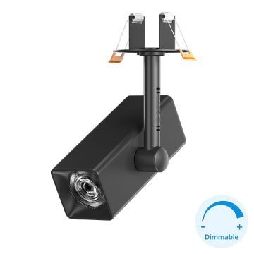 GOYA GY 641 SAR 14 Watt Dimli Siyah/Beyaz Gövde Sıva Altı Hareketli LED Spot