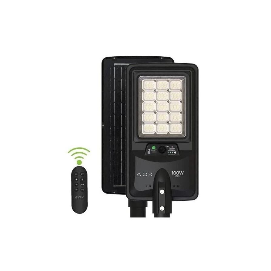 ACK AT42-09031 6500K 100W Solar Led Sokak Armatürü
